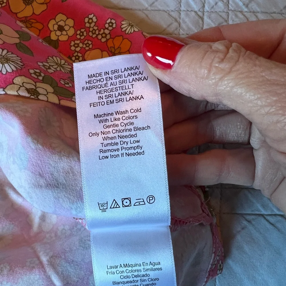 BEDHEAD RETRO FLORAL Short Sleeve Classic Shorty PJ Set, Medium (NWT) - Picture 15 of 15